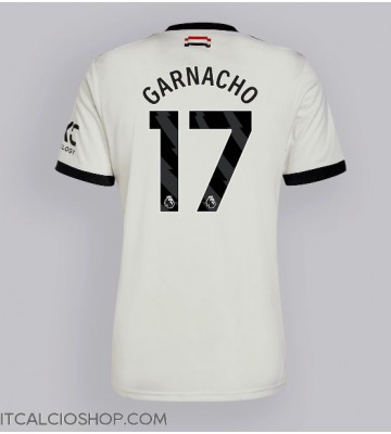Manchester United Alejandro Garnacho #17 Terza Maglia 2024-25 Manica Corta